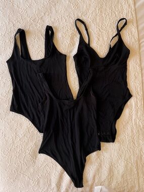 Group of 3 Parade Bodysuits in Black